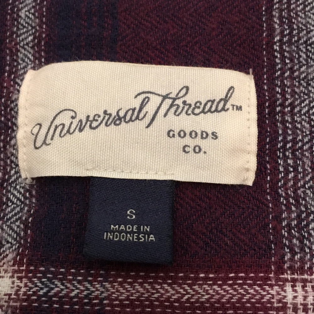 Universal Thread Goods Flannel Shirt Women’s Sm - Picture 3 of 4